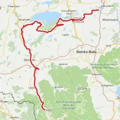 Trasa rowerowa wzdłuż Wisły na Śląsku, od Jeziora Goczałkowickiego przez Skoczów i Ustroń do Wisły.