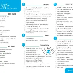 Lista na wyjazd: odzież, dokumenty, kosmetyki, leki, elektronika i rzeczy dodatkowe. Sprawdź, czy masz wszystko!