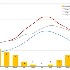 Malta w listopadzie: 9 dni deszczowych, temperatura powietrza ok. 20°C, wody ok. 22°C.