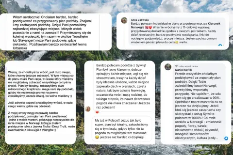 Opinie o podróży do Norwegii samochodem 7 dni. Zachwyceni planem, widokami i przygodą. Polecamy!