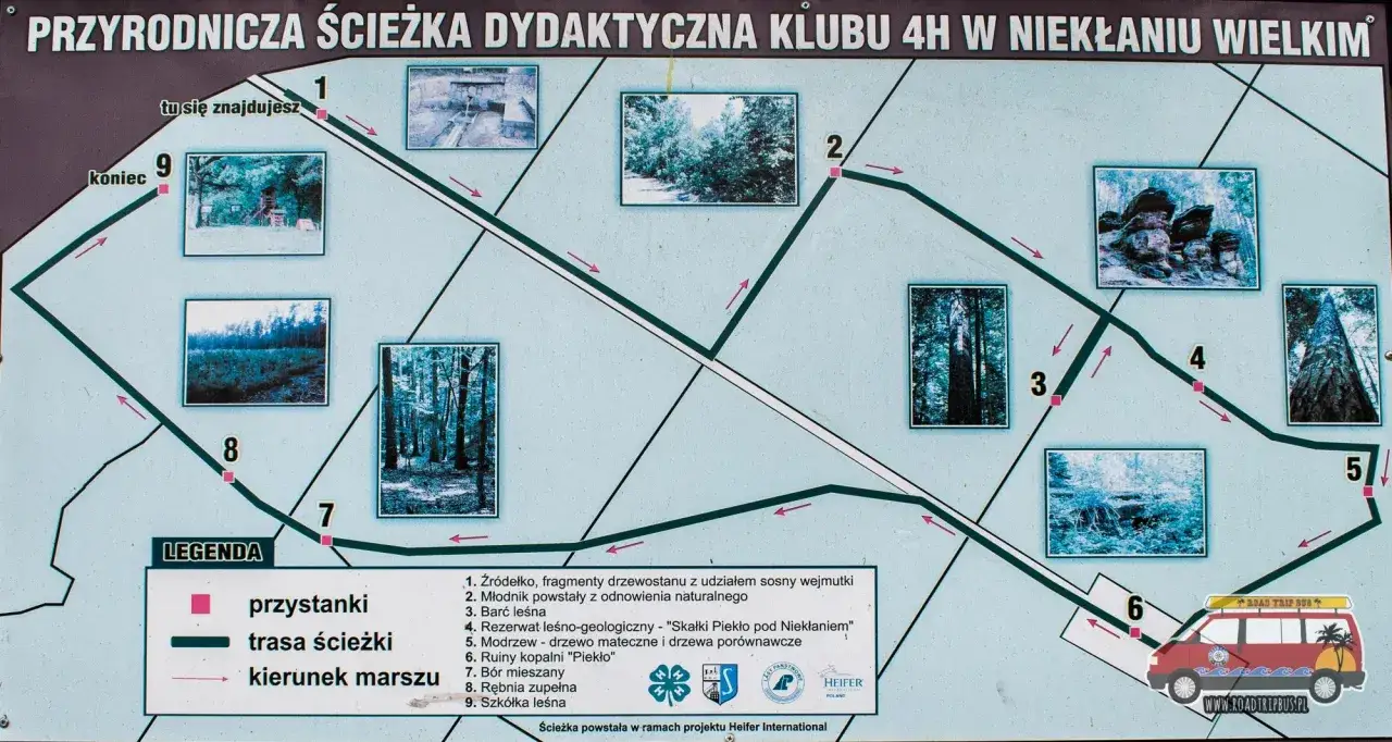Mapa ścieżki dydaktycznej 