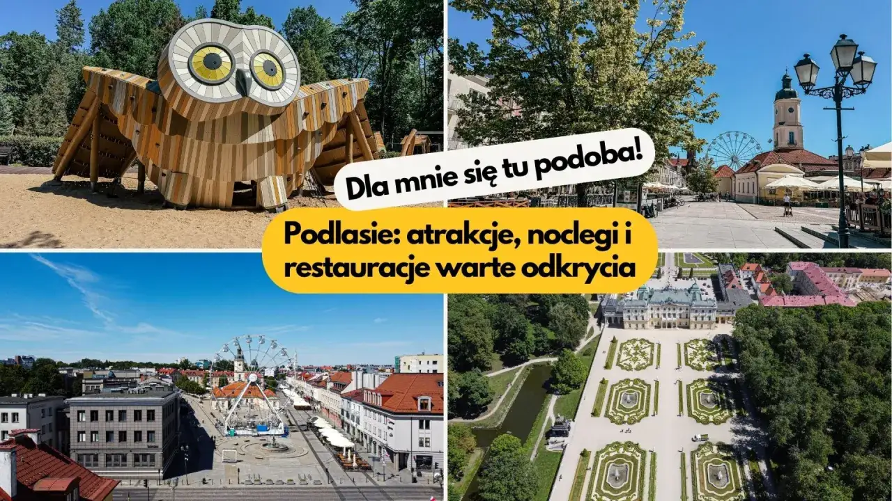 Podlasie: atrakcje, noclegi i restauracje warte odkrycia. Wykorzystaj bon turystyczny na Podlasiu! Sowa, park, miasto z karuzelą i pałac.